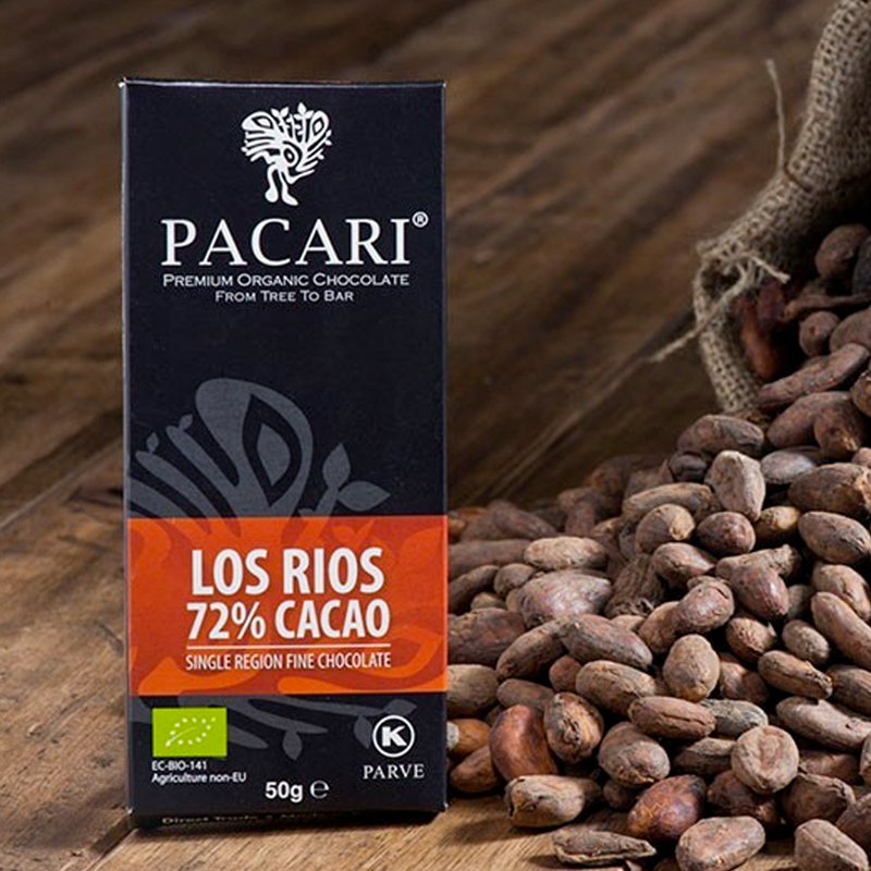 Barra Chocolate 72% Los Ríos 50gr