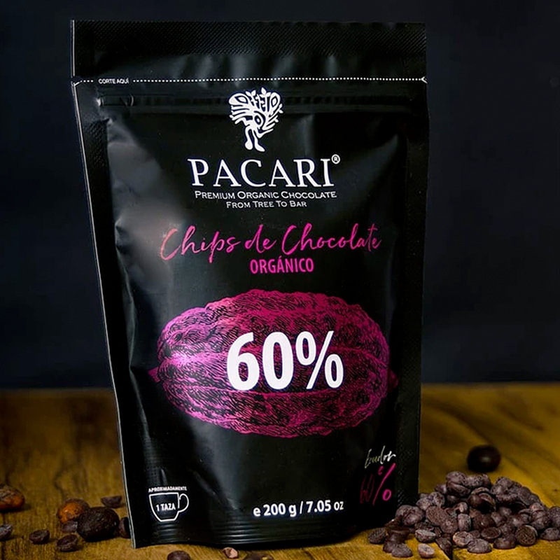 Chips de Chocolate Orgánico 60% / 200gr