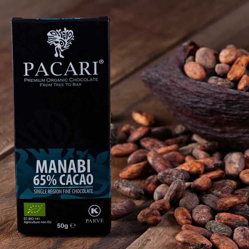 Barra Chocolate 65% Manabí 50gr