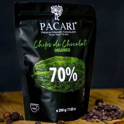 Paccari - Chipss Chocolate Organico Cobertura 70